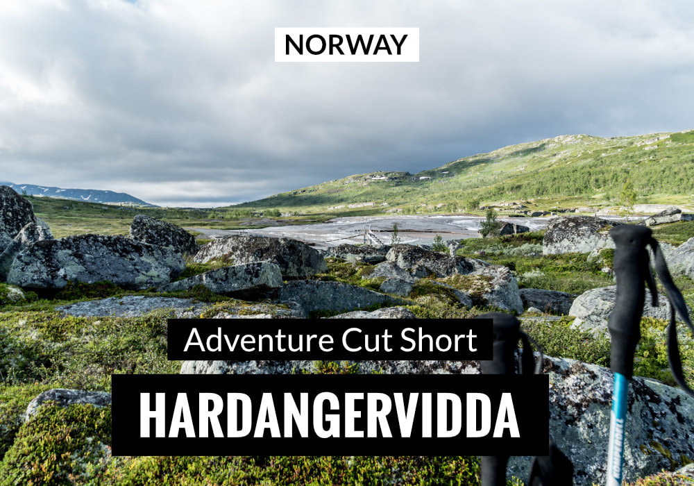 Blog post about hiking trip in Hardangervidda in Norway that we had to cut short due to the weather.