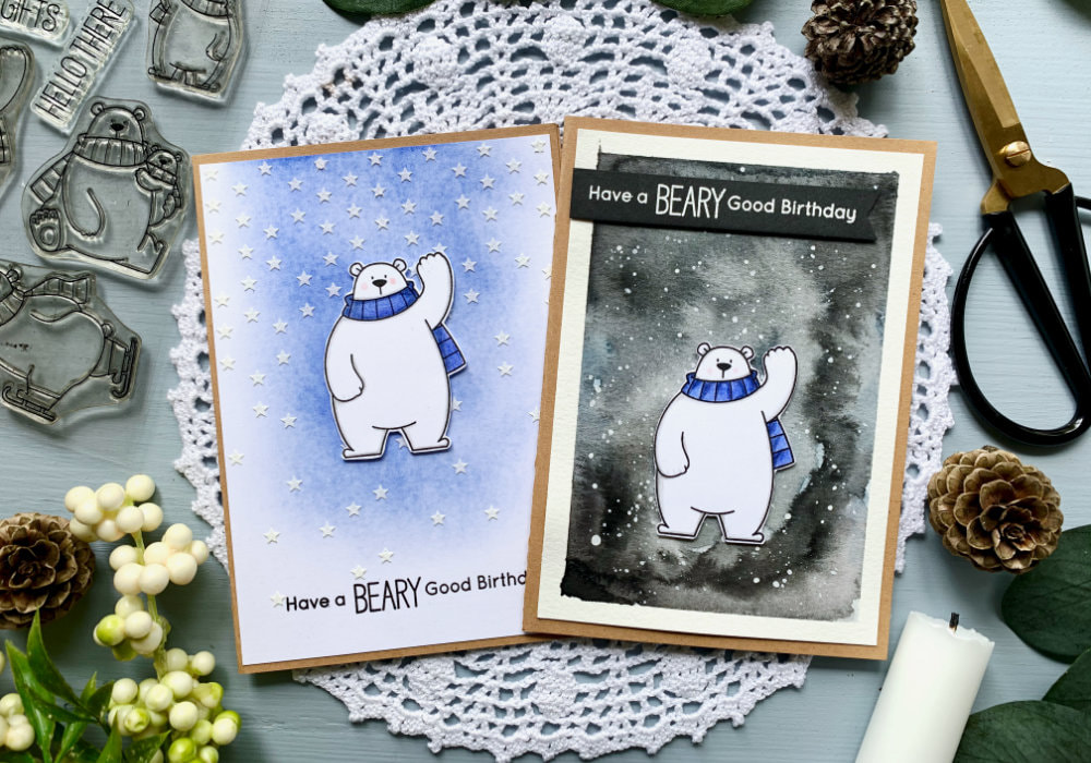 Use one stamp set and create multiple unique handmade cards by changing the backgrounds using watercolours, Distress inks, embossing paste, stencils or background stamps and make fun masculine cards for Father's Day or Birthday.