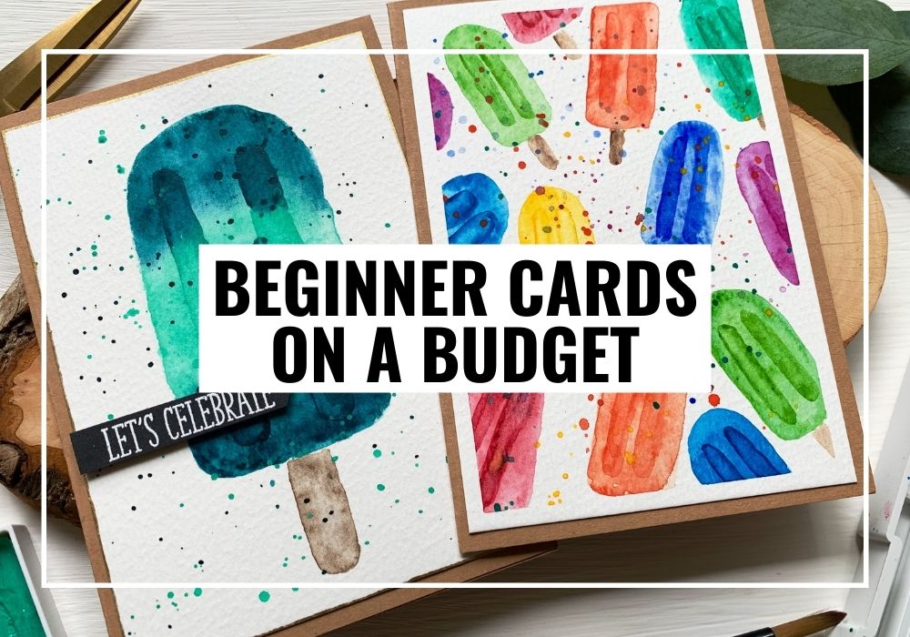 Are you starting with card making or just looking for easy to make DIY cards on a budget, with minimal supplies? Well these cards are for you. All cards are very simple, perfect for beginners and are made with minimal amount of supplies.