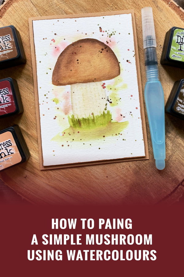 Learn to paint a simple brown mushroom using watercolours, perfect for beginners and create a beautiful handmade card on a budget. And if you have any questions, do not hesitate to drop them in the comments bellow.